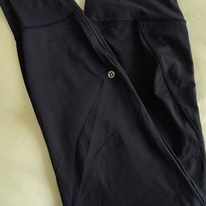 Navy blue track joggers